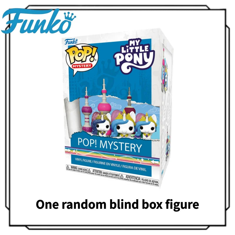Genuine Funko Pop Mystery My Little Pony Oriental Pearl Tower Shanghai Exclusive Blind Box Co-branded Princess Celestia Figure