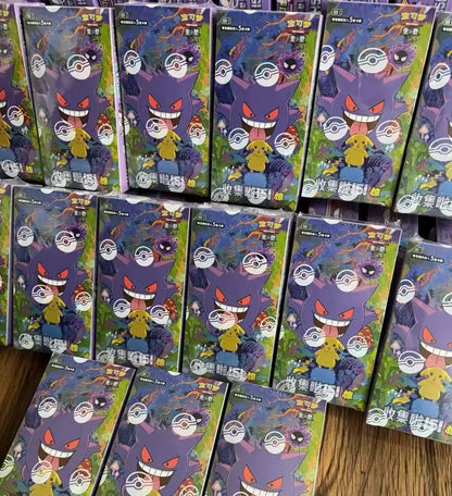 Hot Pkm Cards PTCG Simplified Chinese Zhu Zi Collected 151 Thin/Fat Box Change Series Card Ponyta Gengar Collectible Game Cards