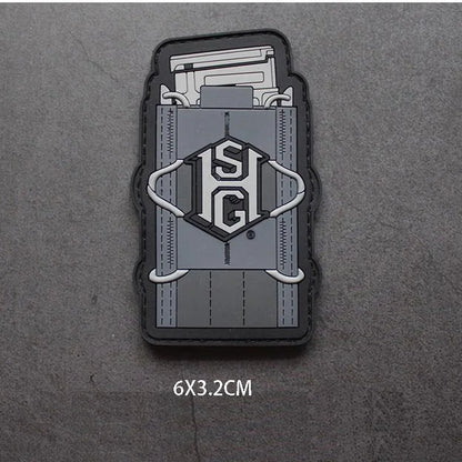New 3D PVC Armband M416 Q Edition Armband Backpack Morale Collection Tactical Fast Tank Military Hook&Loop Patches for Clothing