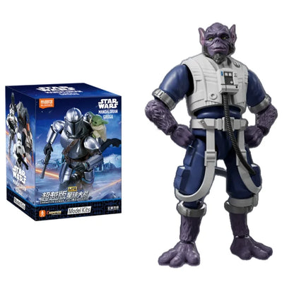 BLOKEES Star Wars Series Brick Figures Beyond Edition The Mandalorian and Grogu Imperial Stormtrooper Assembled Model Toy Gift