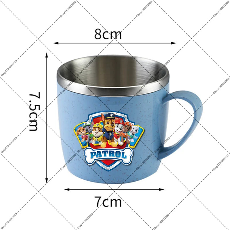 Paw Patrol Portable Stainless Steel Coffee Mug Chase Skye Cartoon Anime Pattern Printed Water Cup Household Couples Milk Cups