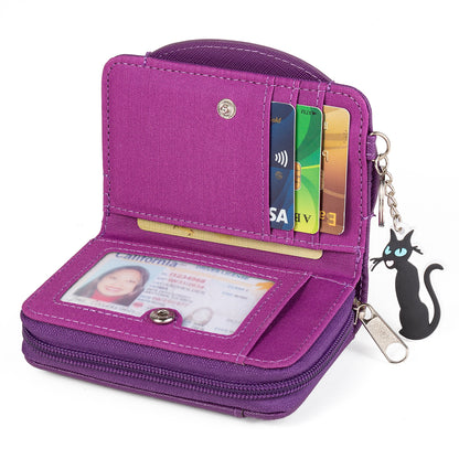 "Caroline" Sweet Cartoon Coin Purse, Cute Mini Wallet, Portable Card Holder, Daily Accessory for Girls