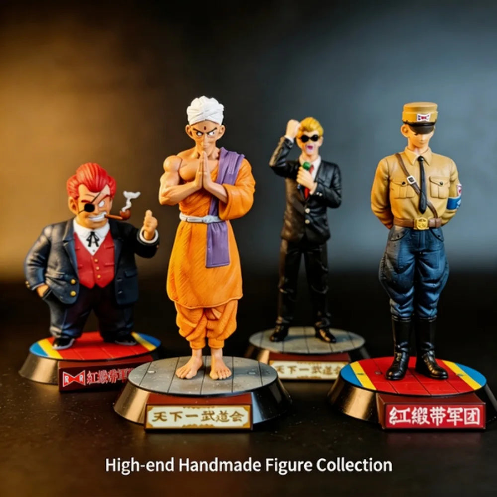 21cm Anime figure Dragon Ball GK Martial Arts Tournament Red Ribbon Army General Blue host PVC figures Collection Toy Model Gift