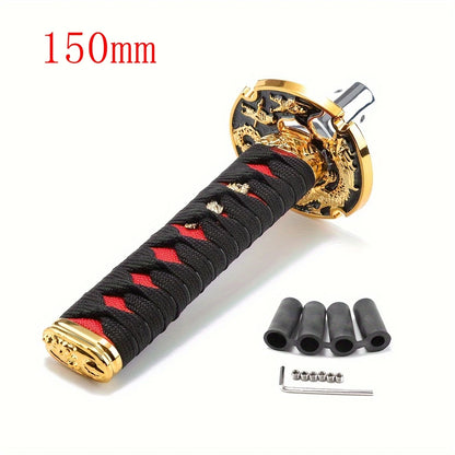 Universal Car Katana Gear Lever Knob Gear Shift Knob - JDM Racing Style Aluminum Alloy Shifter for Manual Transmission
