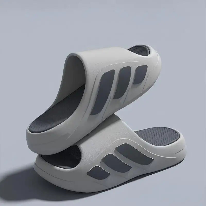 Women's Trendy Outdoor Couple's Slippers, Eva Slippers with a Soft, Non-Slip, and Durable Feel, Suitable for Men and Women, Indoor Home Silent Slippers
