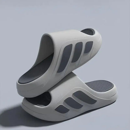 Women's Trendy Outdoor Couple's Slippers, Eva Slippers with a Soft, Non-Slip, and Durable Feel, Suitable for Men and Women, Indoor Home Silent Slippers