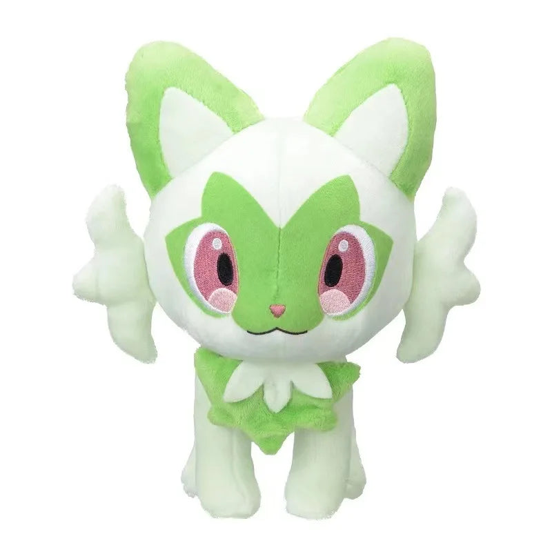 Newest Pokemon Collection Plush Kawaii Pikauchu Scorbunny Sprigatito Gengar Stuffed Doll Charizard Lapras Xmas Toys Gifts