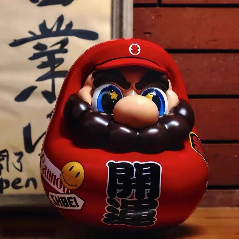 Super Mario, Non Tumbler, Mario, Super Damo, Egg Blind Box, Get Rich, Love, and Luck, Car Desktop Decoration