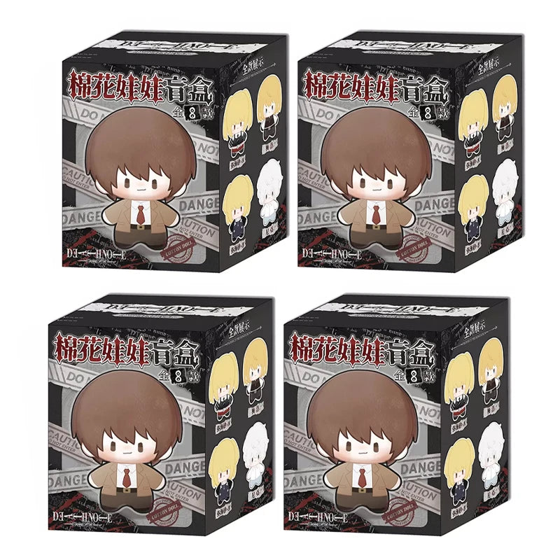 Death Note Cotton Doll Plush Blind Box Bag Charm Key Charm Pendant Trendy Anime Toy Collect Desktop Ornaments Mystery Box Gift