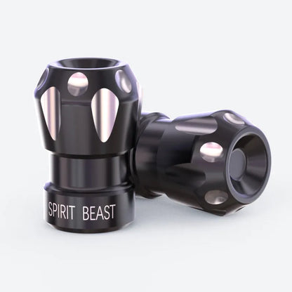 1Pair Aluminum Alloy Valve Caps Tire Valve Caps Automobile Tire Caps Anti-Leak Valve Suitable For Motorcycles Car Bicycles