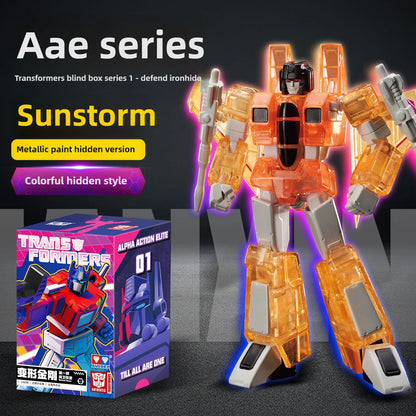 AULDEY Transformers Action Figure Collectible Toy Optimus Prime Megatron Blind Box Set with Movable Joints Design Model Gift Set