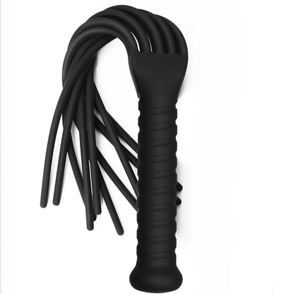 LEVETT Adult Flirting Silicone Flogger BDSM Bondage Women Sex Toys Party Spanking Queen Whip Accessories for Cosplay Couples 18+