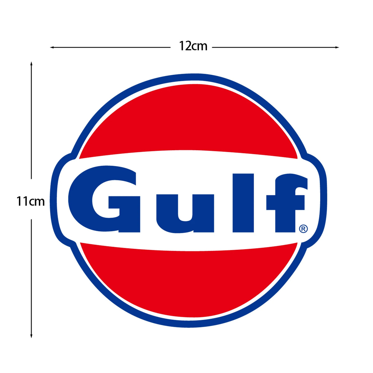 Car Sticker Gulf Vintage Style Truck Vinyl Decal Gasolin Petroleum Racing Gas Waterproof Decals PVC for Tesla 9-11 917 917LH 918