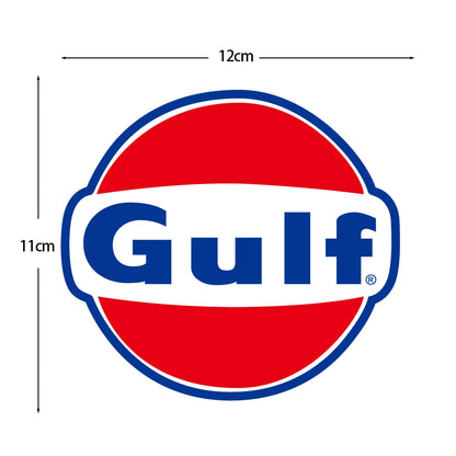 Car Sticker Gulf Vintage Style Truck Vinyl Decal Gasolin Petroleum Racing Gas Waterproof Decals PVC for Tesla 9-11 917 917LH 918