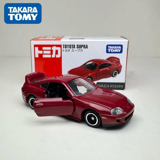 Takara Tomy Tomica Reborn Toyota Supra Alloy Diecast Car Model Red Replica Collectible Vehicle For Hobby Collection Display
