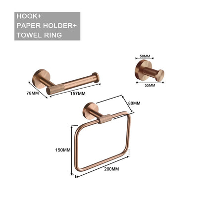 High Quality Soap Dispenser Toilet Brush Holder Toilet Paper Holder Towel Bar Rail Rack Hanger Hook Bathroom Accessories Set