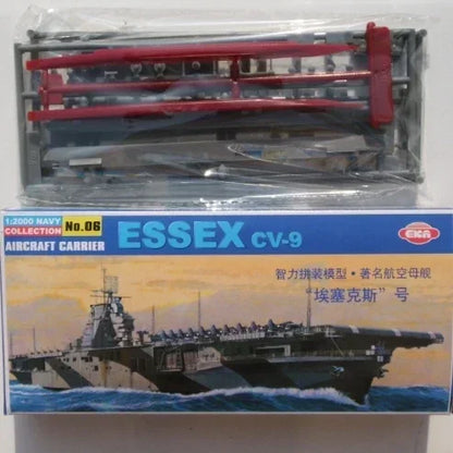 1/2000 Warship Assembly Model 4D Aircraft Carrier Cruiser HOOD MISSOURI Plastic Kit Toy for Children