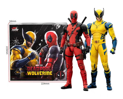 ZD Toys Deadpool & Wolverine Action Figure Deadpool 3 Movie Figure Toy Deadpool & Friend Collection Mode Statue Christmas Toys