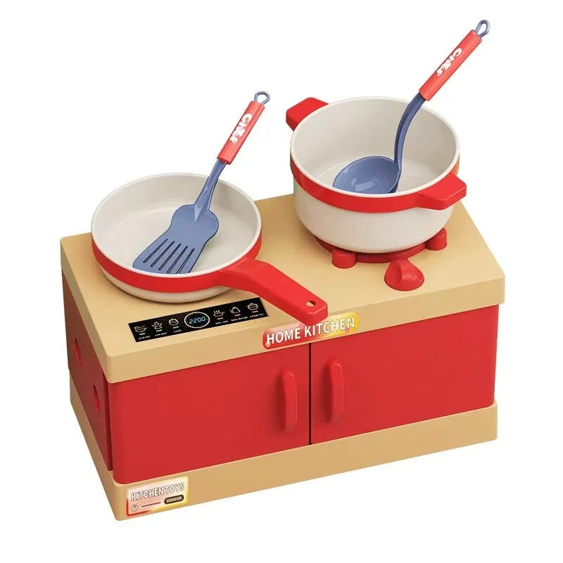Kids Kitchen Toys Set 84/70/56/33 PCS Play Kitchen Accessories Kit with Play Pots Pretend Food Cooking Toy Toddler Girl Boy Gift