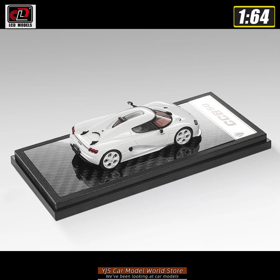 LCD  1:64 scale new Koenigsegg CC850 car model static display piece holiday gift collection