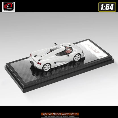 LCD  1:64 scale new Koenigsegg CC850 car model static display piece holiday gift collection