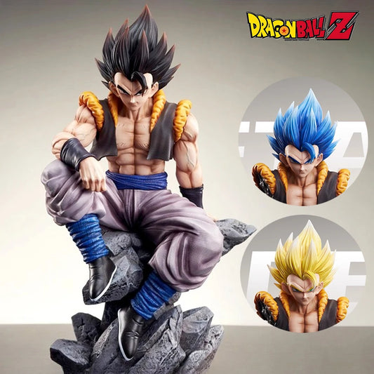 23cm/9.06in Anime Dragon Ball Figure Gogeta Action Figures Pvc Statue Desktop Ornamen Collection Model Toys Gifts