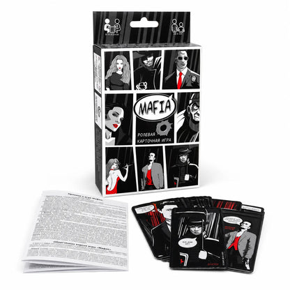 BestsellingKid-Approved MAFIA Card Game-Fun Role-Playing Interactive Game for Adults & Teens, Party Entertainment-RussianVersion