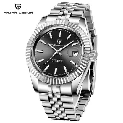 PAGANI DESIGN Man Mechanical Watch Top Brand Luxury Automatic Watch Stainless Steel 100m Waterproof Watch Men Clock Reloj Hombre