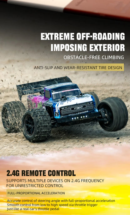 1:12 Alloy Rc Racing Car Brushless 4WD High Speed Climbing Off-Road Vehicle Independent Adjustable Shock Absorber RC Racing Car