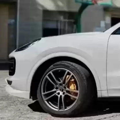 PP Material Front Bumper Assembly for Porsche Cayenne 18-23 Upgraded to Turbo Style Car Bumper Body Kit