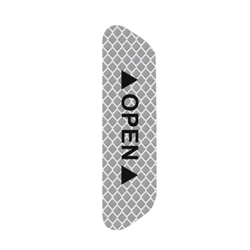 10/50PCS Reflective Car Door Sticker Safety Opening Warning Reflector Tape Decal Auto Exterior Reflector Car Accessories