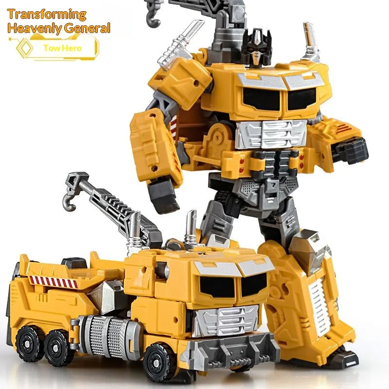 Jinjiang Transforming Robot Series 2: Optimus Prime, War God, Car, Plane, Tank, Robot for Boys