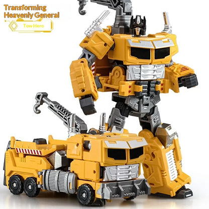 Jinjiang Transforming Robot Series 2: Optimus Prime, War God, Car, Plane, Tank, Robot for Boys