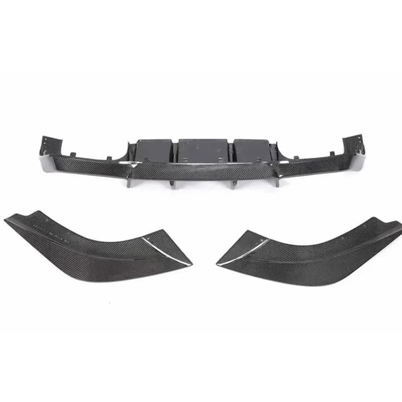 For BMW M2 F87 M2C Carbon Fiber Back lip Car Rear Bumper Diffuser Rear Splitters Spoiler V Style Car Accessories Body Kits