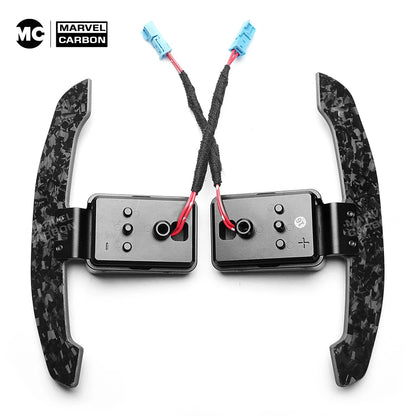 For BMW 1-4 series f20 f21 f30 f22 f80 g20 g30 g80 m3 m5 x3 x5 Magnetic Carbon Fiber Steering Wheel Paddle Shifter Extensions