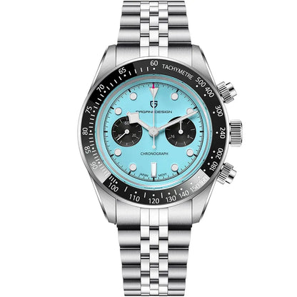 New Pink Panda Men's Watches PAGANI DESIGN Luxury Quartz Chronograph Waterproof AR Sapphire Mirror Watch For Men Luminous 2026