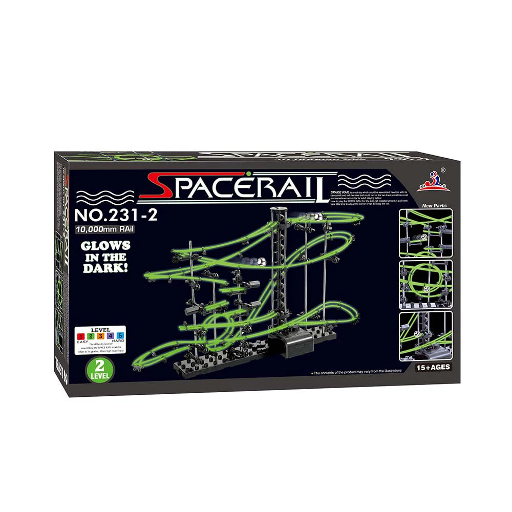 Spacerail Marble Run for Adults Kids Maze Race Track Games Level 2 Luminous Experiment Model Science Toy 231-2