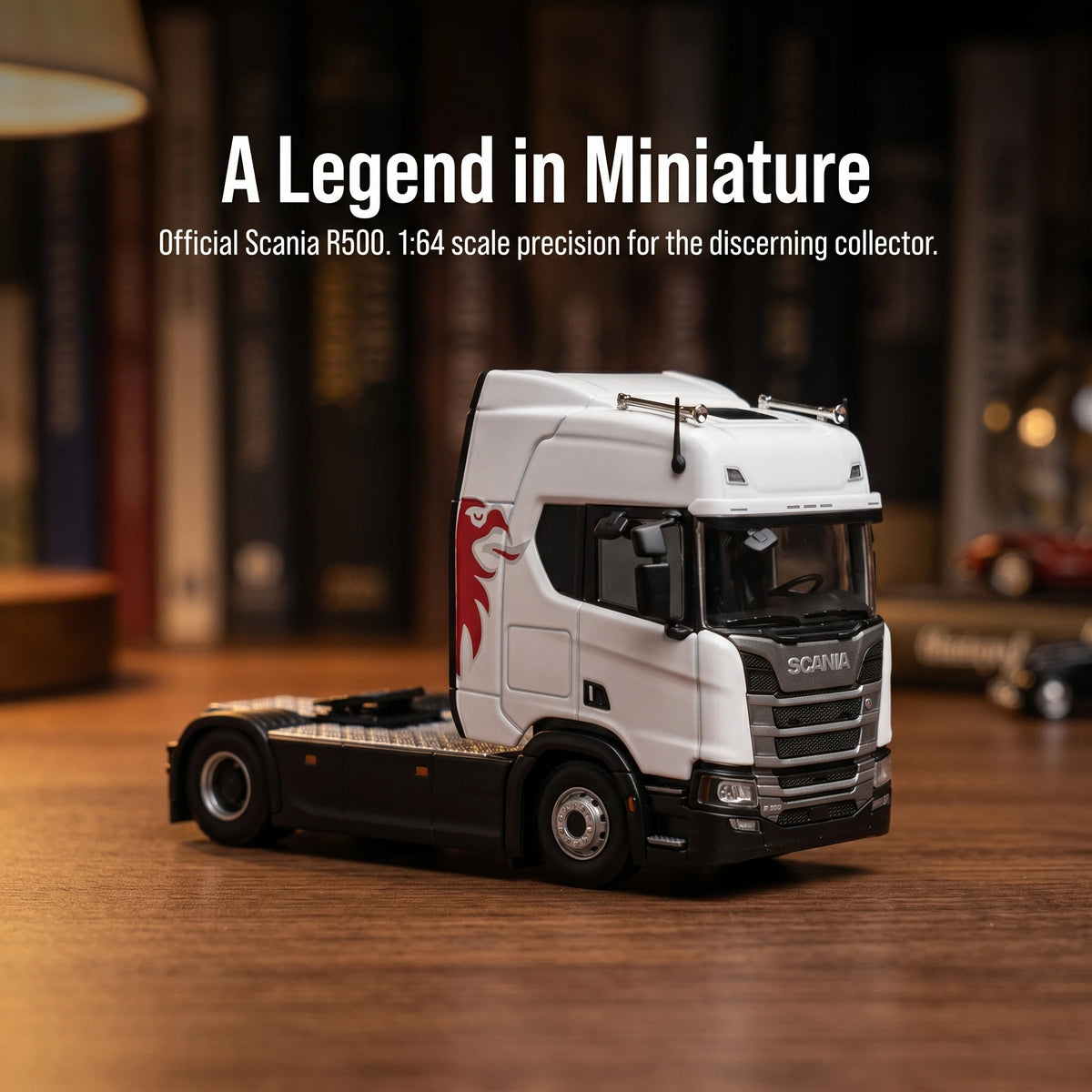 1:64 Scania R500 Heavy Truck Model - Eight-Axle Semi-Trailer Heavy-Duty Truck Model, Perfect Gift for Truck Enthusiasts & Hobby