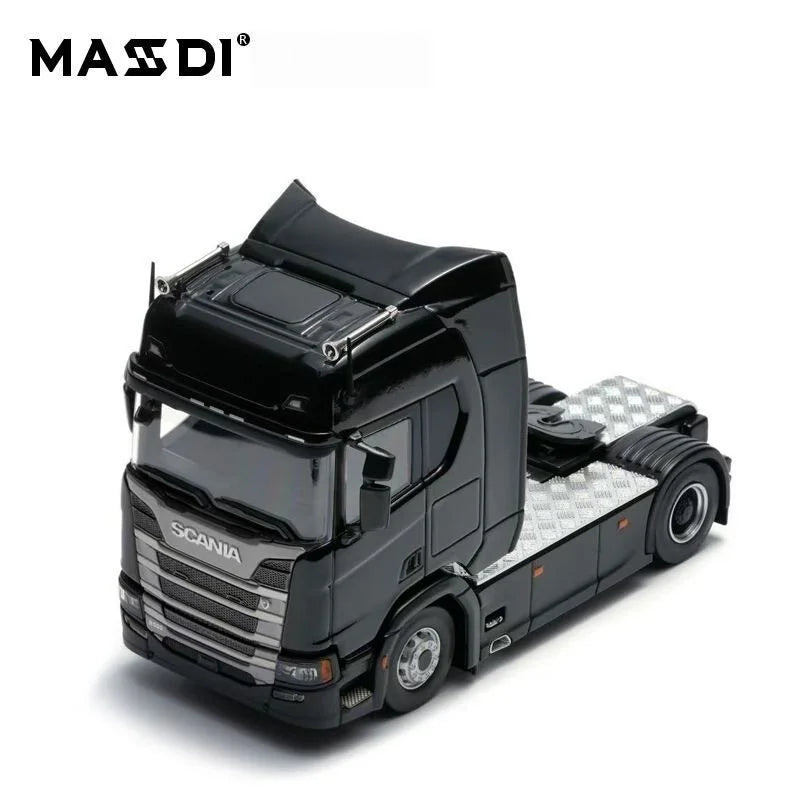 1:64 Scania R500 Heavy Truck Model - Eight-Axle Semi-Trailer Heavy-Duty Truck Model, Perfect Gift for Truck Enthusiasts & Hobby