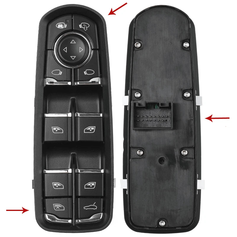 New 7PP959858AEDML 7PP959858MDML 7PP959858RDML Power Window Mirror Switch For Porsche Panamera Cayenne Macan 2011-2017 7PP959858