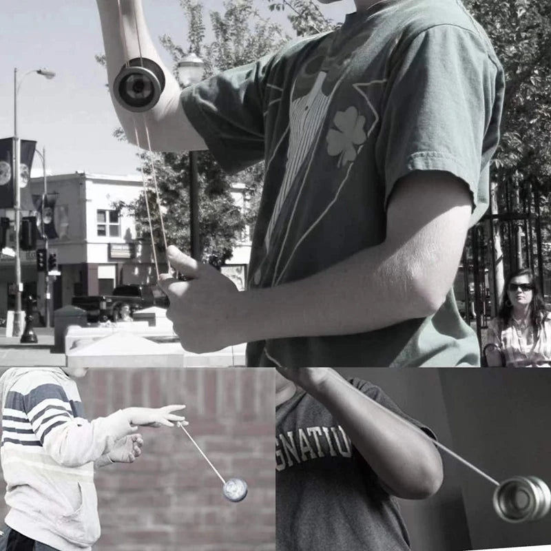 Competition Edition Magic Yoyo Aluminum Alloy Professional Yo-Yo Best Unresponsive Metal Yo-Yo Classic Toys for Kids Yoyo Factor