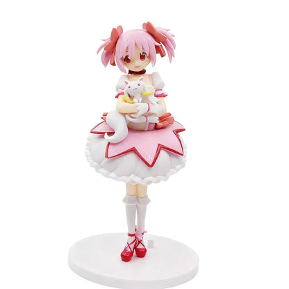 Puella Magi Madoka Magica Anime Figure Kaname Madoka Akemi Homura Momoe Nagisa Decoration Action Figurine Collecting Toys Gifts