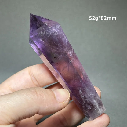 Amethyst Scepter Natural Mineral Quartz Gem Aura Spiritual Meditation Treatment Energy Home Garden Feng Shui Decoration
