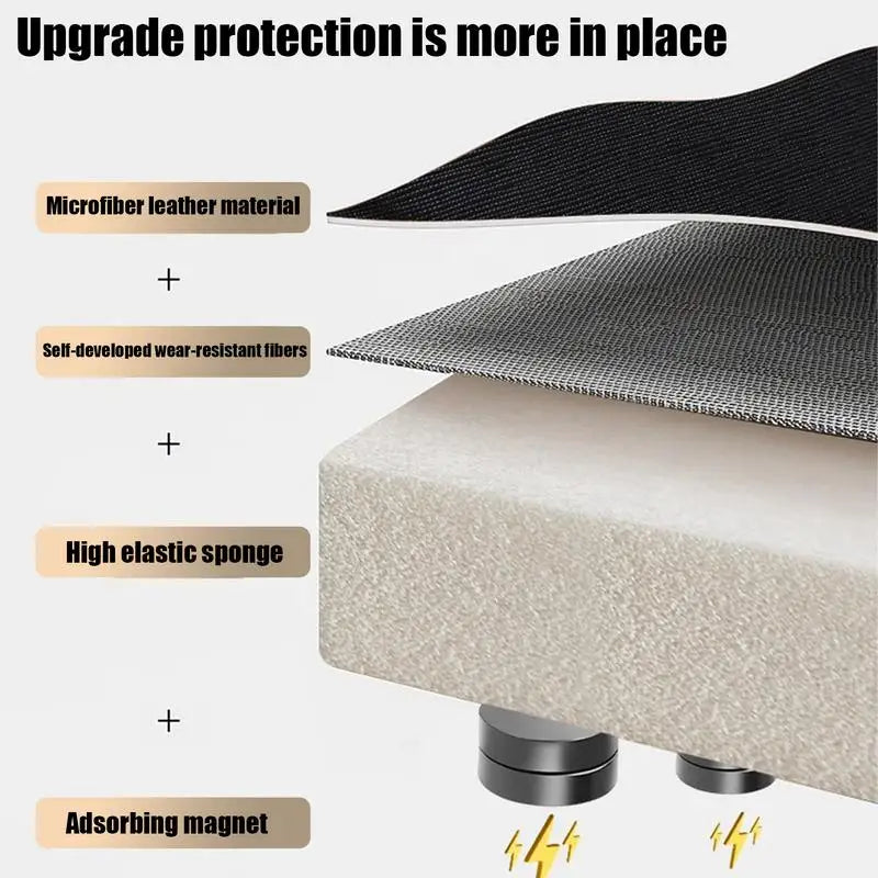 Magnetic Folding Car Door Anti-collision Strip For Parking  Auto Parking Door Guard Car Body Side Edge Guard Decorative For Car