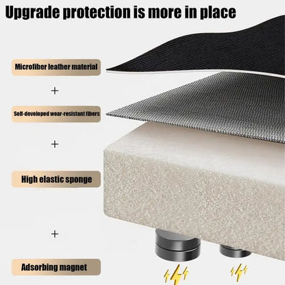 Magnetic Folding Car Door Anti-collision Strip For Parking  Auto Parking Door Guard Car Body Side Edge Guard Decorative For Car