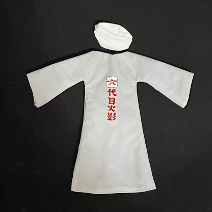 1/12 Classic Japanese Anime Naruto Characters Same Style Mini Robe Skirt Bamboo Hat Accessory for SHF Action Figure