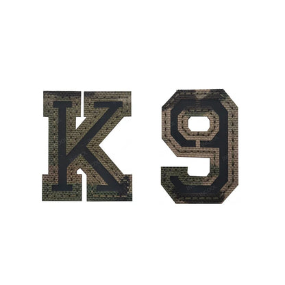 K9 Working Dog SAR Infrared IR Reflective Patch Rescue Dogs Embroidery Patches Tactical PVC Rubber Luminous Badges For Clothing