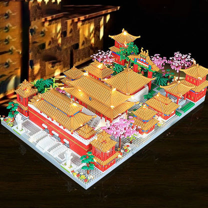 1466 Pieces Forbidden City Garden Building Blocks Set - Abs Building Toys, Chinese Architectural Models, Historical Landmarks and
