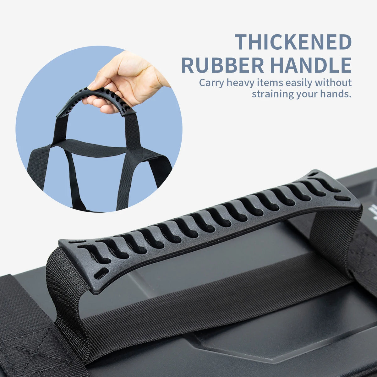 Computer Tower Transport with Handle Universal PC Tower Carrying Strap Gaming Desktop Belt with Side Pockets for Cables Mouse