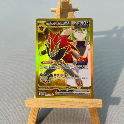 SVI JIG PTCG6-001 Tcg proxy PKM Cards Iono's Bellibolt ex Rare Collection Battle Toys Gifts for Hobbies home play